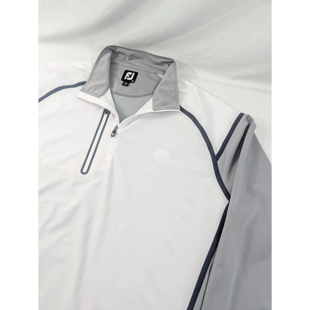 FJ Footjoy Wind Tech Pullover Performance Golf 1/4 Zip Guillardia Golf XL
